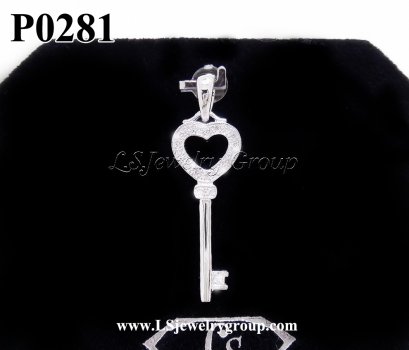 จี้เพชรแท้ธรรมชาติ 0.20 Ct. น้ำ100-99% เพชรแท้ธรรมชาติ H&amp;A-รัชเชี่ยนคัท 21 เม็ด  White gold เปอร์เซ็นต์สูงสุด 1.700 g.