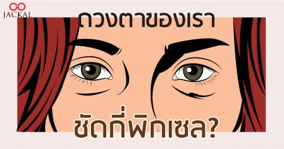 ดวงตาของเรา ชัดขนาดไหน กี่พิกเซล?| ร้านแว่นตา Jackalclub เชียงใหม่ แว่นตาออนไลน์