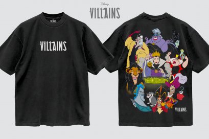 เสื้อยืดการ์ตูน Villains ลิขสิทธ์แท้ Disney