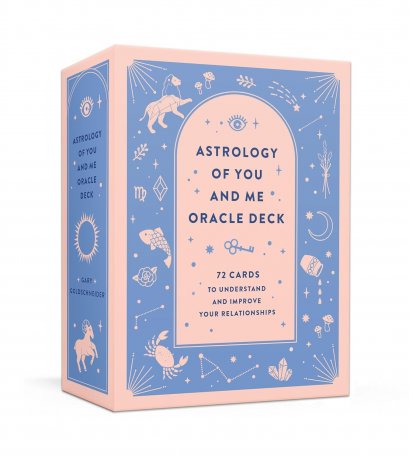 (Eng) Astrology of You and Me Oracle Deck 72 Cards to Understand and Improve Your Relationships Cards