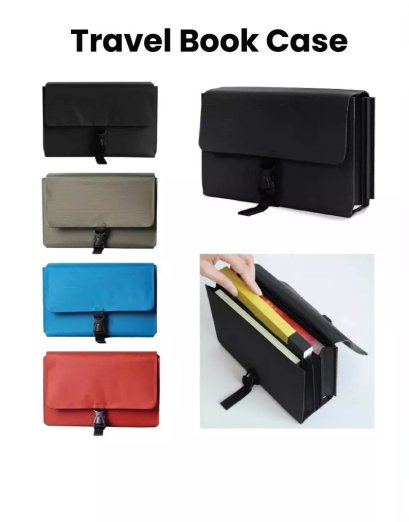 Jour Travel Book Case / Folio / กระเป๋าสำหรับใส่หนังสือ ใส่ได้สูงสุด 3 เล่ม