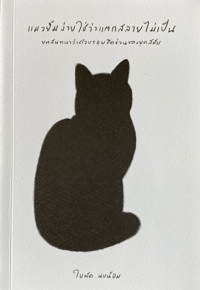 แมวยิ้มง่ายใช่ว่าแตกสลายไม่เป็น บทสนทนาว่าด้วยรอยขีดข่วนของยุคสมัย  / ใบพัด นบน้อม