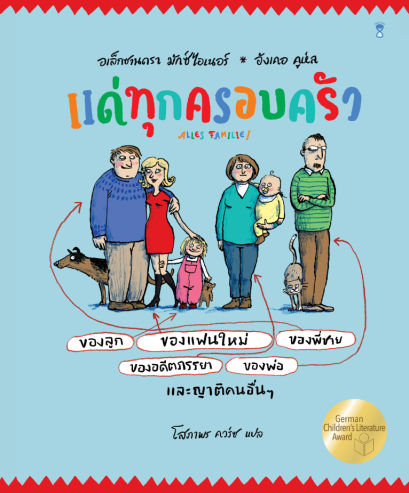 (ปกแข็ง) แด่ทุกครอบครัว Alles Familie! / อเล็กซานดรา มักซ์ไอเนอร์ / โสภาพร ควร์ซ / Sandclock Books