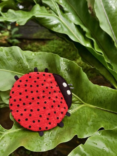 LADYBUG Kettle handle - Pot holder - Hot pad / KOIYEP