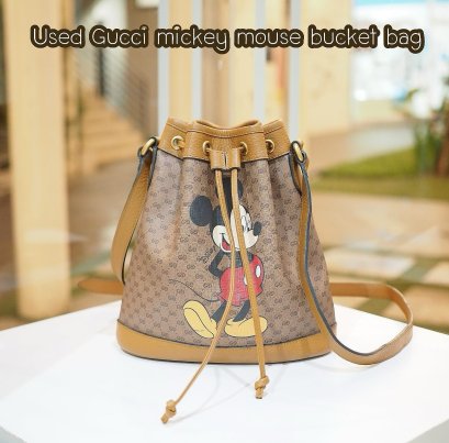 Gucci MICKEY MOUSE BUCKET BAG