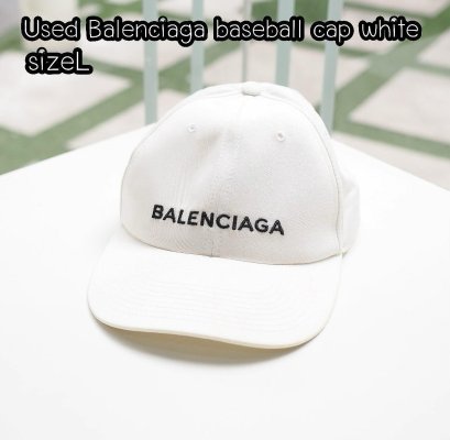 Balenciaga BASEBALL CAP WHITE SIZEL