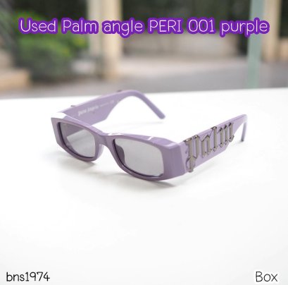 palm angels PERI001 PURPLE SUNGALSSES