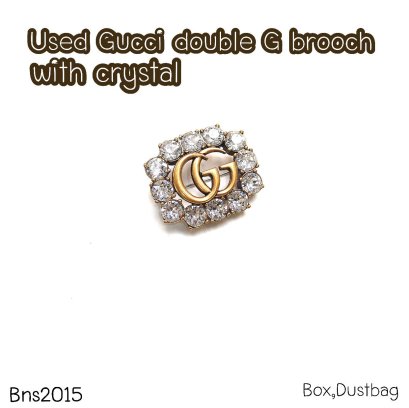 Gucci BROOCH GG ROUND DIAMONDS