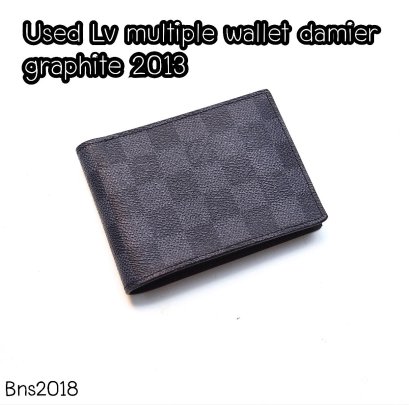 Louis Vuitton MULTIPLE WALLET DAMIER GRAPHITE 2013