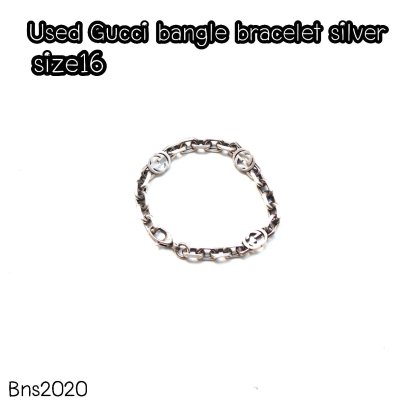 Gucci BRACELET SILVER SIZE16