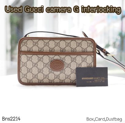 Gucci CAMERA BAG GG BROWN