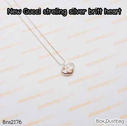 Gucci NECKLACE HEART SILVER