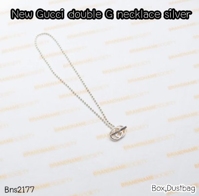 Gucci NECKLACE GG LOGO SILVER