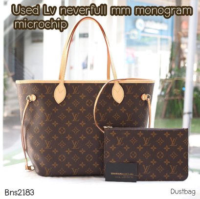 Louis Vuitton NEVERFULL MM MONOGRAM MICROCHIP