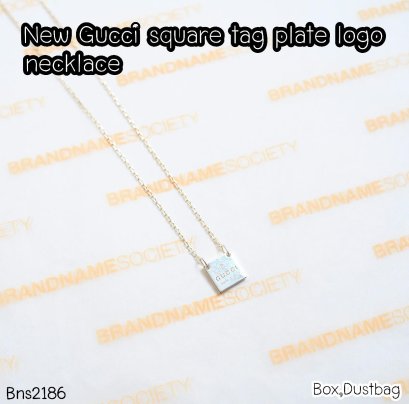 Gucci NECKLACE SQUARE SILVER