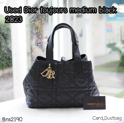 Dior TOUJOURS MEDIUM BLACK 2023