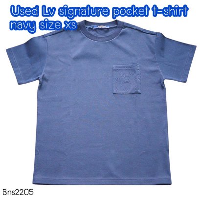 Louis Vuitton SHIRT NAVY MONOGRAM SIZEXS