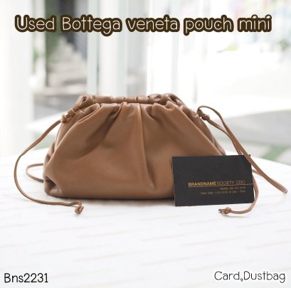 Bottega Veneta POUCH MINI IN BROWN