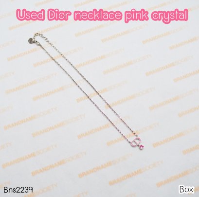 Dior NECKLACE CD PINK CRYSTAL