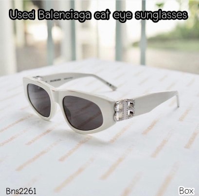 Balenciaga SUNGLASSES WHITE