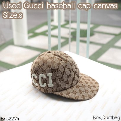 Gucci BASEBALL CAP CANVAS SIZES