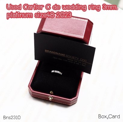 Cartier C DE WEDDING RING 3MM. SIZE48 2023