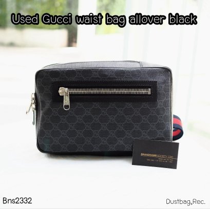 Gucci WAIST BAG ALLOVER BLACK