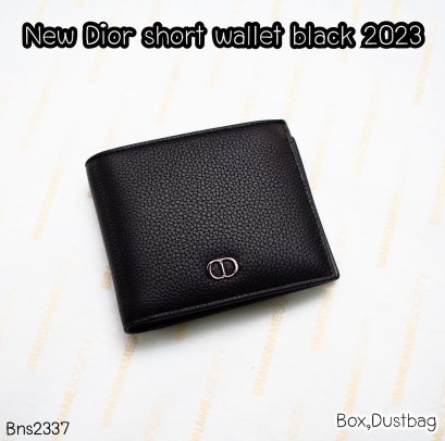 Dior SHORT WALLET BLACK 2023