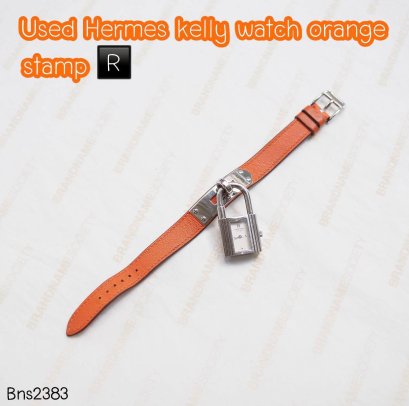 Hermes KELLY WATCH ORANGE STAMPR