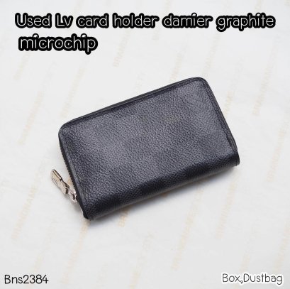 Louis Vuitton CARD HOLDER DAMIER GRAPHITE MICROCHIP