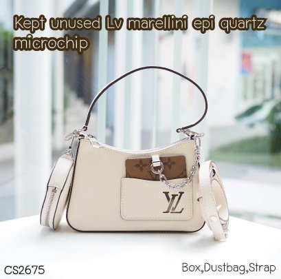 Louis Vuitton MARELLINI EPI QUARTZ MICROCHIP