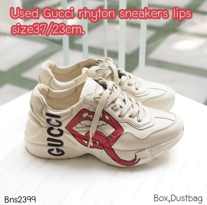 Gucci SNEAKERS RHYTON LIPS SIZE37