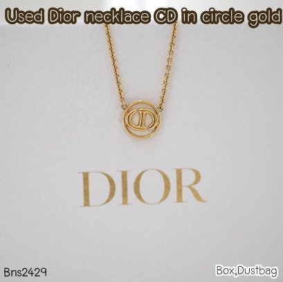 Dior NECKLACE CD IN CIRCLE GOLD