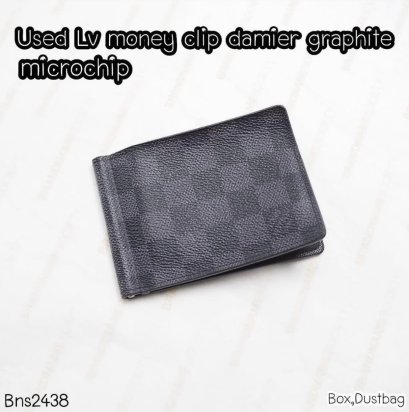 Louis Vuitton MONEY CLIP DAMIER GRAPHITE MICROCHIP