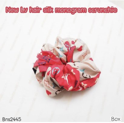 Louis Vuitton MONOGRAM HAIR SILK SCRUNCHIE TROCHEU