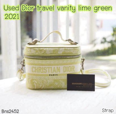 Dior TRAVEL VANITY LIME GREEN 2021 ** 16/11/68
