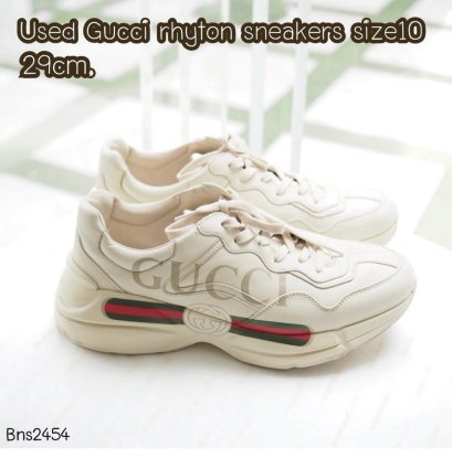 Gucci RHYTON SNEAKERS WHITE GUCCI SIZE10