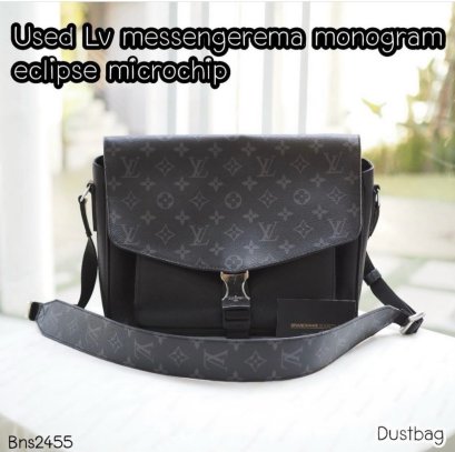 Louis Vuitton MESSENGEREMA MONOGRAM ECLIPSE MICROCHIP
