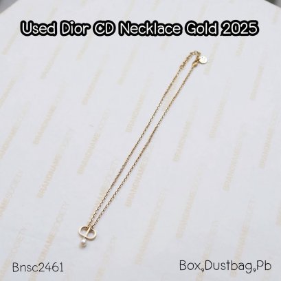 Dior CD NECKLACE GOLD 2025
