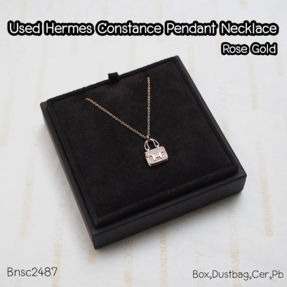 Hermes AMULETTES CONSTANCE PENDANT NECKLACE