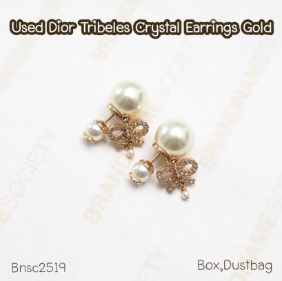 Dior TRIBALS CRYSTAL EARRING GOLD