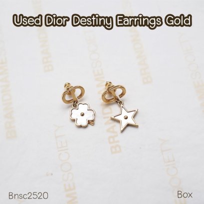 Dior DESTINY EARRINGS GOLD