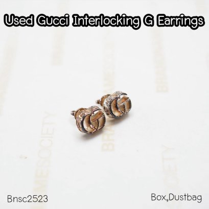 Gucci INTERLOCKING G EARRINGS
