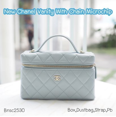 Chanel VANITY WITH CHAIN GHW MICROCHIP