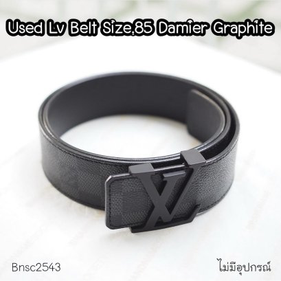 Louis Vuitton BELT SIZE.85 DAMIER GRAPHITE