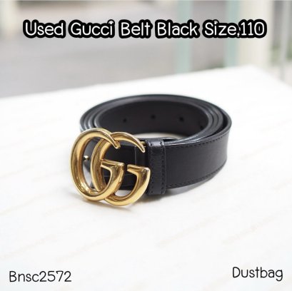 Gucci BLET BLACK SIZE.110