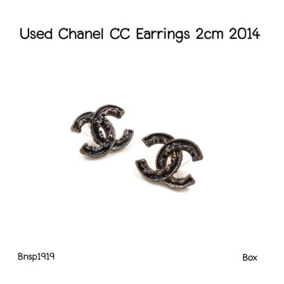 Chanel CC EARRINGS 2CM 2014