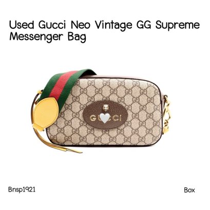Gucci NEO VINTAGE GG MESSENGER BAG