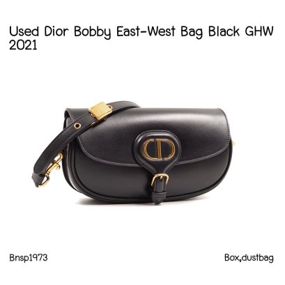 Dior BOBBY EAST-WEST BAG BLACK GHW 2021