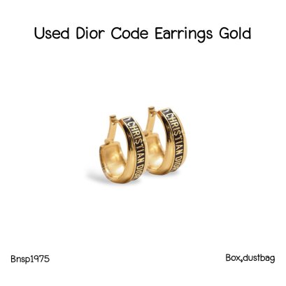Dior CHRISTIAN DIOR EARRINGS GOLD